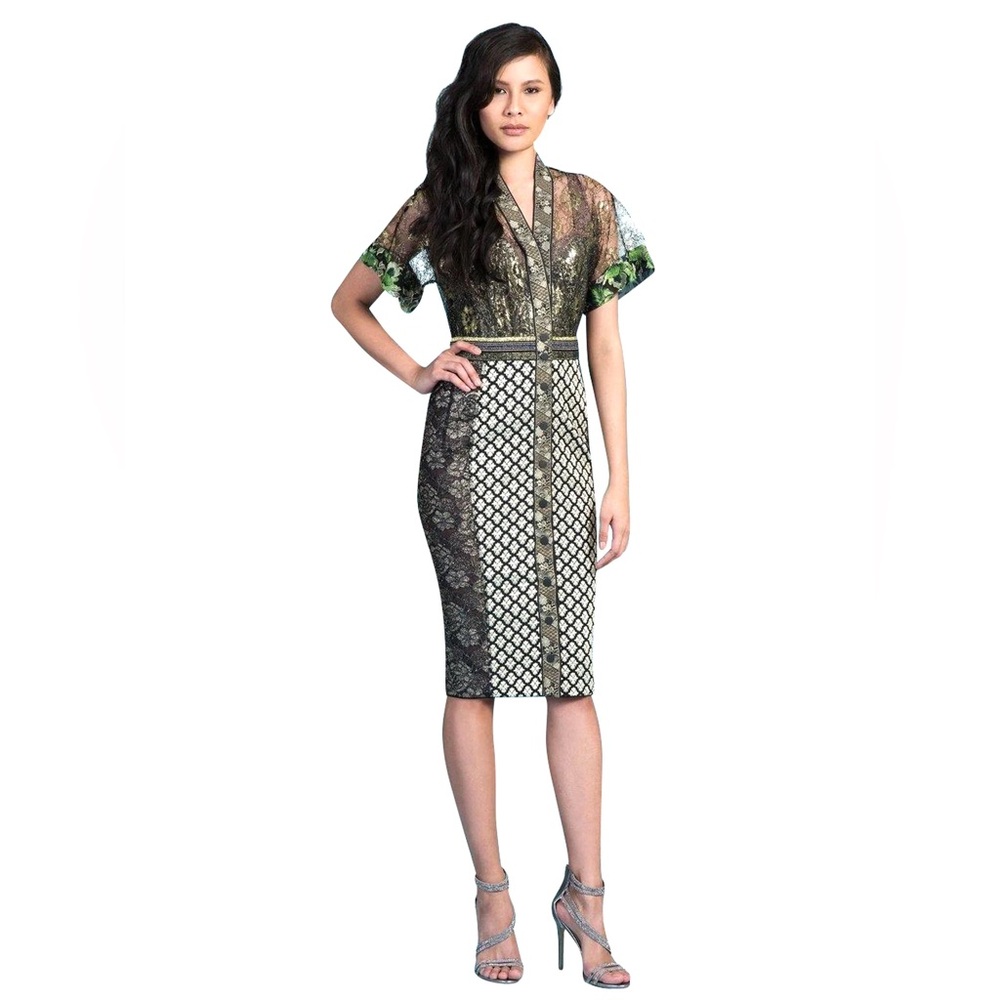 NWT Byron Lars Charlier Column Cocktail Sheath Dress | Size 4 | Anthropologie